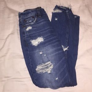 High Rise Girlfriend Jeans